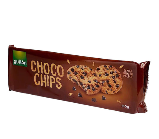 Gullon biscotti choco chips confezione da 150g
