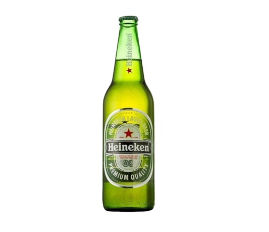 Heineken birra premium quality bottiglia in vetro da 66cl