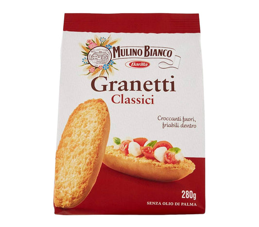 Mulino Bianco crostini granetti classici snack confezione da 280g
