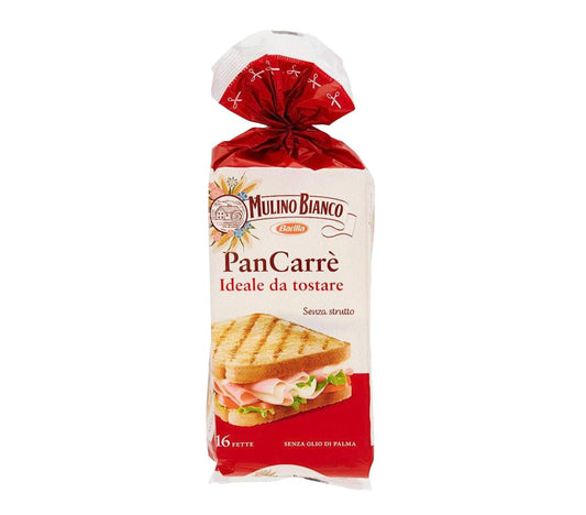 Mulino Bianco pan carrè ideale da tostare 16 fette confezione da 285g