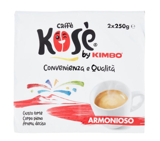 Kosè caffè armonioso convenienza e qualità confezione da 2 da 250g