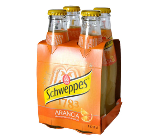 Schweppes arancia linea 18cl confezione da 4 pezzi
