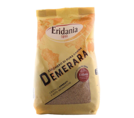 Eridania zucchero di pura canna Demerara confezione da 500g
