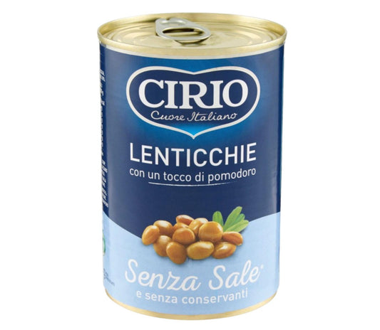 Cirio lenticchie senza sale barattolo da 410g