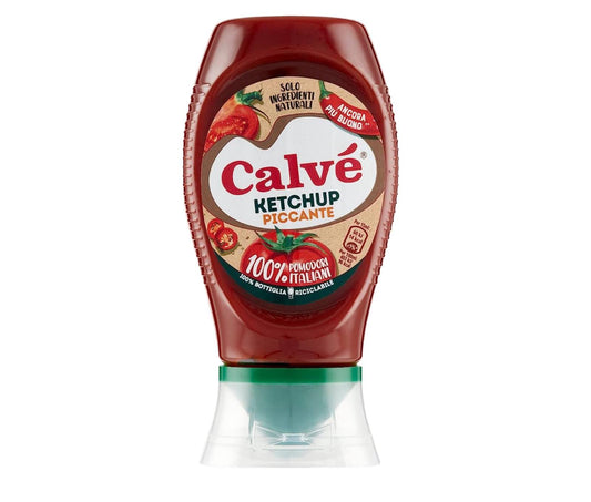 Calvè ketchup piccante bottiglia pet da 250ml