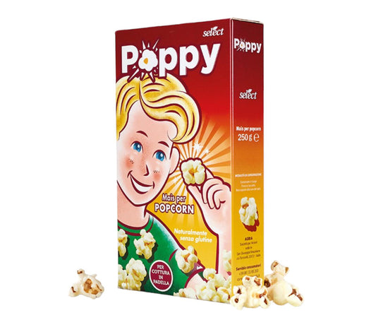 Select Poppy mais per popcorn confezione da 250gr