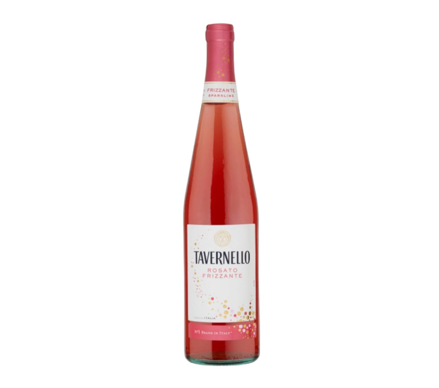 Tavernello vino frizzante rosato bottiglia in vetro da 75cl
