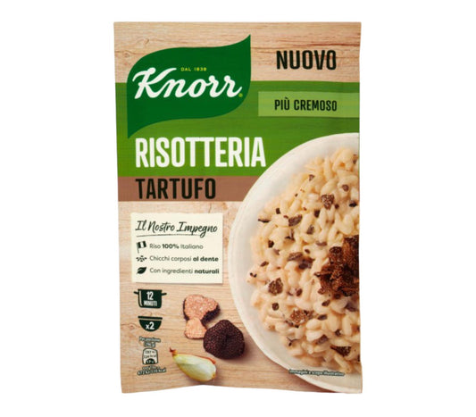 Knorr risotteria tartufo 100% riso italiano confezione da 175gr